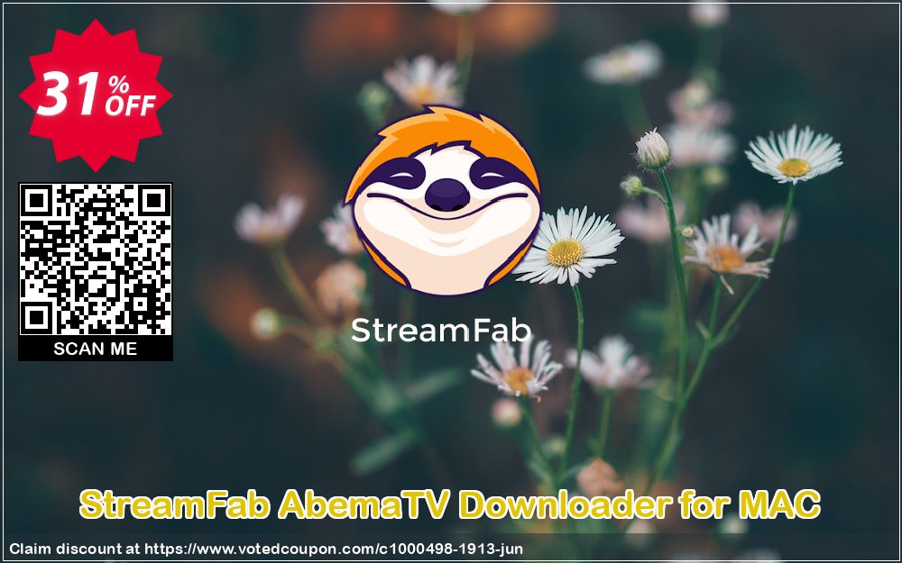 StreamFab AbemaTV Downloader for MAC Coupon, discount 31% OFF StreamFab AbemaTV Downloader, verified. Promotion: Special sales code of StreamFab AbemaTV Downloader, tested & approved