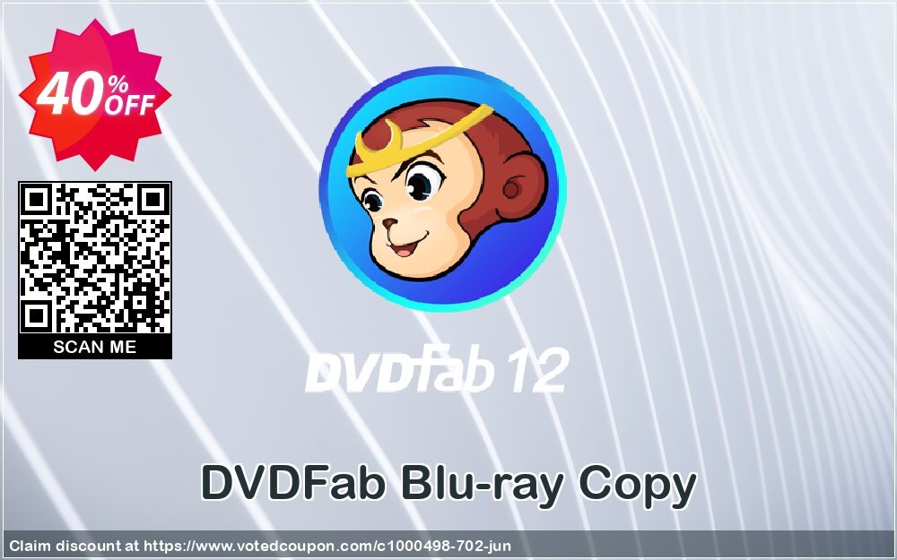 DVDFab Blu-ray Copy Coupon, discount 50% OFF DVDFab Blu-ray Copy, verified. Promotion: Special sales code of DVDFab Blu-ray Copy, tested & approved