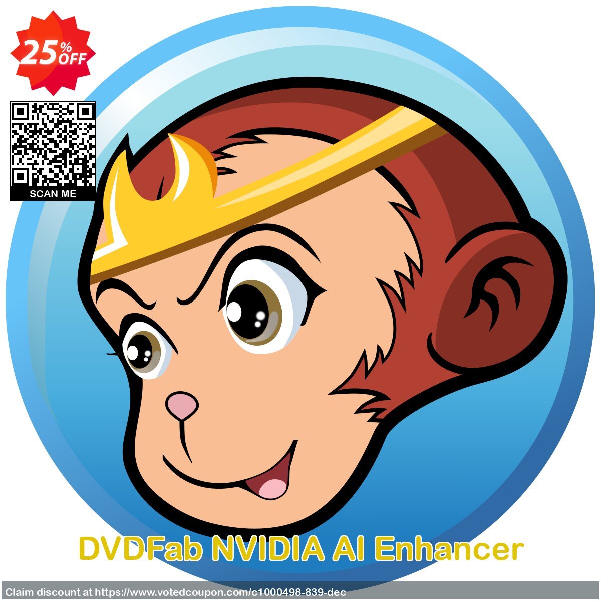 DVDFab NVIDIA AI Enhancer Lifetime Coupon, discount EXCLUSIVE CODE. Promotion: 