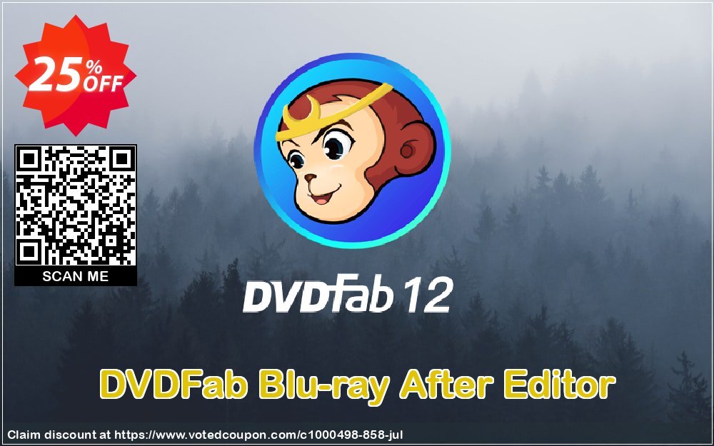 DVDFab Blu-ray After Editor Coupon, discount 25% OFF DVDFab Blu-ray After Editor, verified. Promotion: Special sales code of DVDFab Blu-ray After Editor, tested & approved