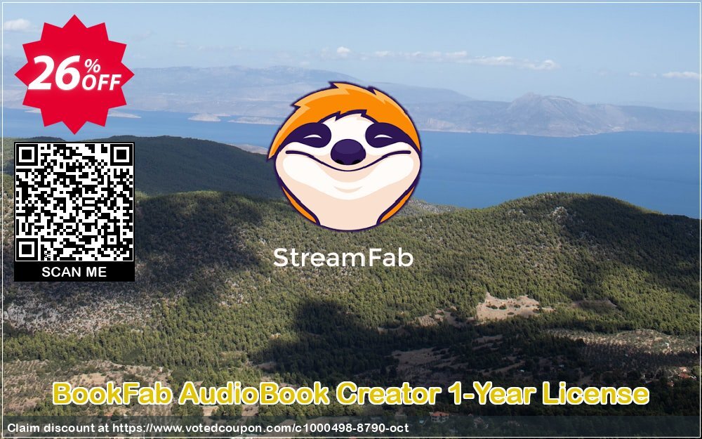 BookFab AudioBook Creator 1-Year Plan Coupon, discount . Promotion: 