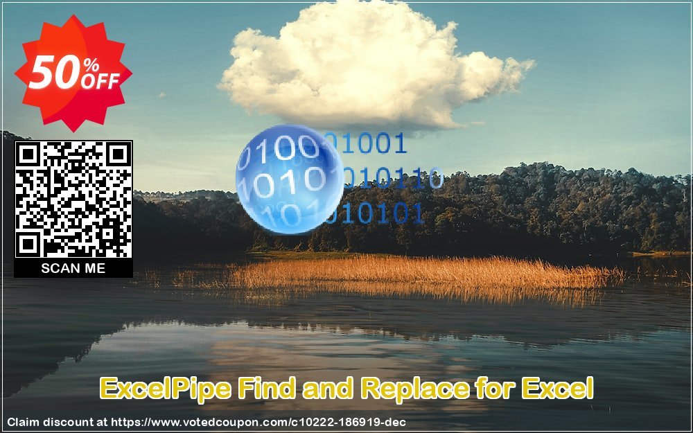 ExcelPipe Find and Replace for Excel voted-on promotion codes