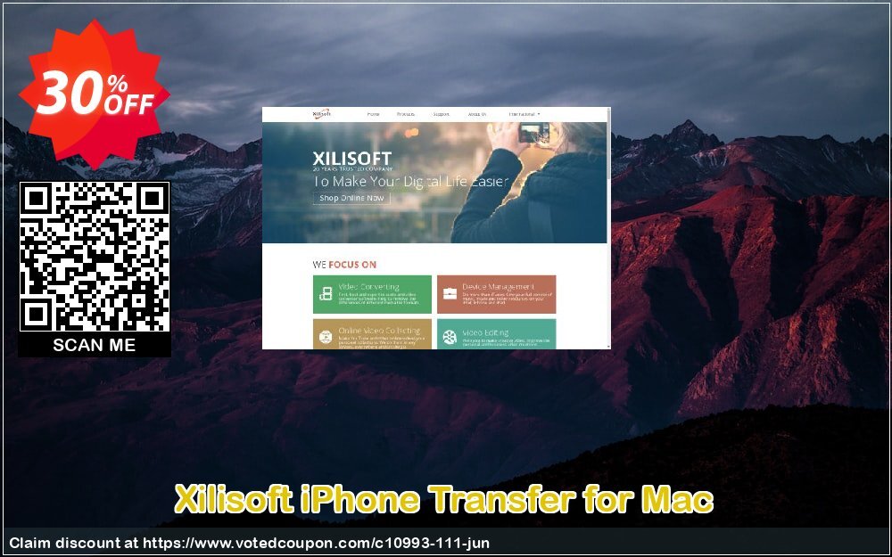 Xilisoft iPhone Transfer for MAC Coupon, discount 30OFF Xilisoft (10993). Promotion: Discount for Xilisoft coupon code