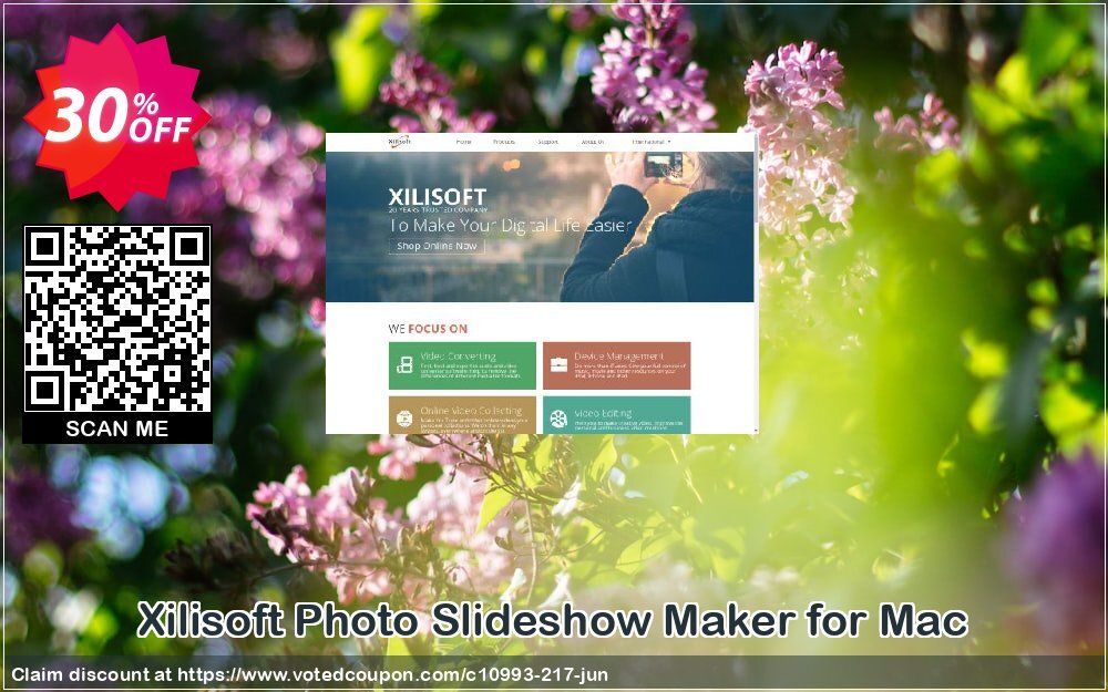 Xilisoft Photo Slideshow Maker for MAC Coupon, discount 30OFF Xilisoft (10993). Promotion: Discount for Xilisoft coupon code