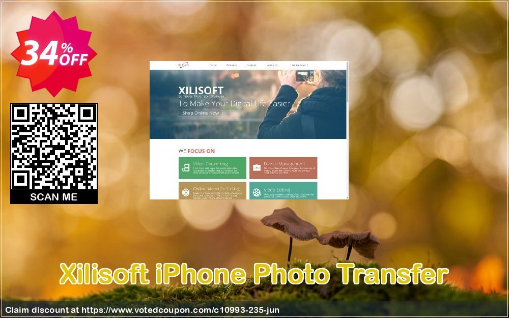 Xilisoft iPhone Photo Transfer Coupon, discount 30OFF Xilisoft (10993). Promotion: Discount for Xilisoft coupon code