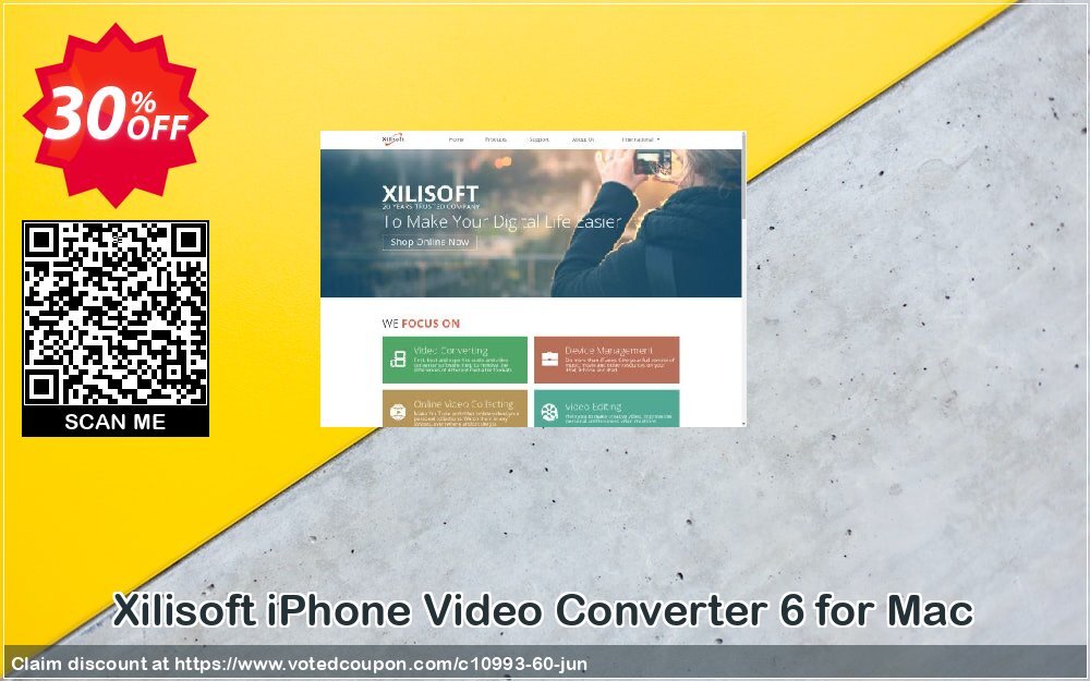 Xilisoft iPhone Video Converter 6 for MAC Coupon Code Jun 2024, 30% OFF - VotedCoupon