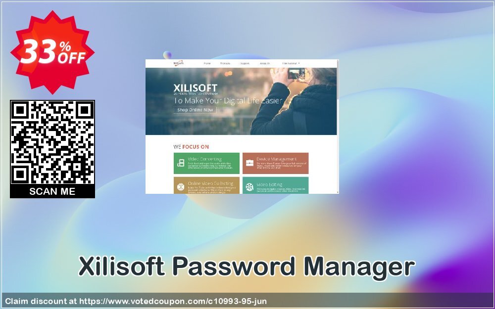 Xilisoft Password Manager Coupon, discount 30OFF Xilisoft (10993). Promotion: Discount for Xilisoft coupon code