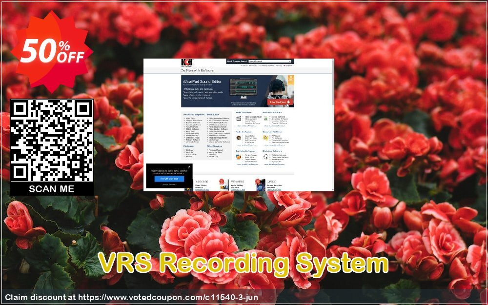 VRS Recording System Coupon, discount NCH coupon discount 11540. Promotion: Save around 30% off the normal price