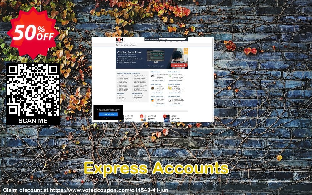 Express Accounts Coupon, discount NCH coupon discount 11540. Promotion: Save around 30% off the normal price