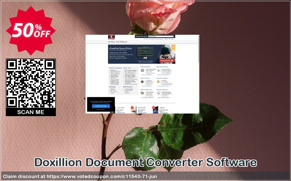 Doxillion Document Converter Software Coupon, discount NCH coupon discount 11540. Promotion: Save around 30% off the normal price