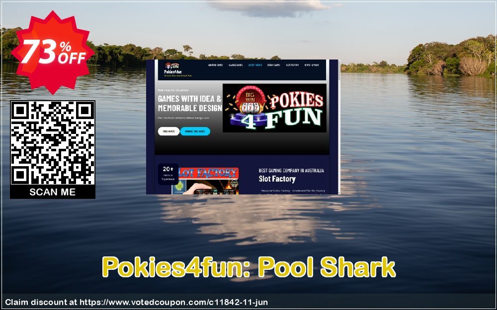 Pokies4fun: Pool Shark Coupon, discount Games Pack 1. Promotion: Games Pack 1