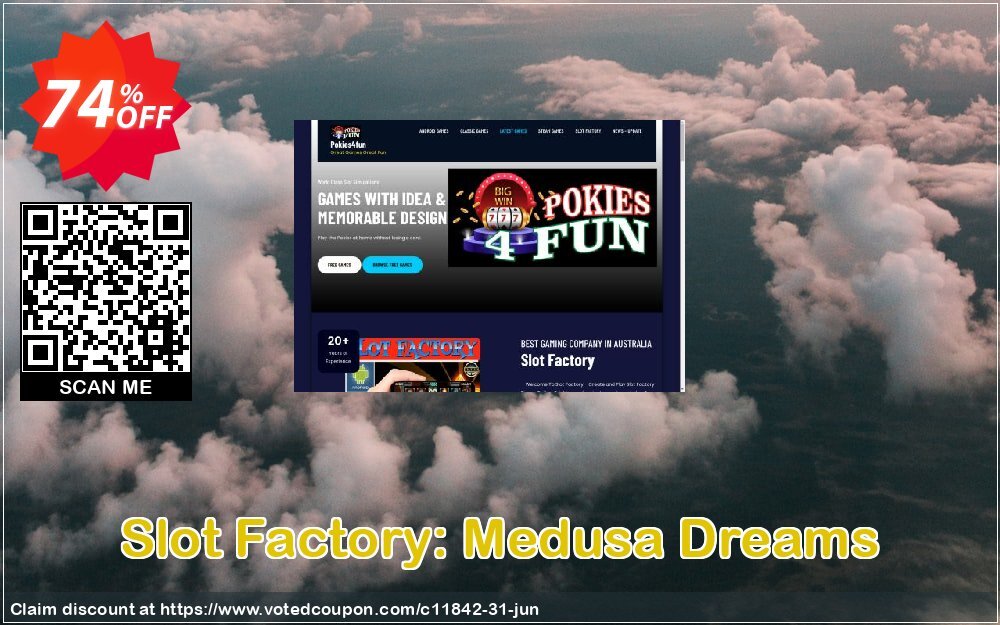 Slot Factory: Medusa Dreams Coupon Code Jun 2024, 74% OFF - VotedCoupon