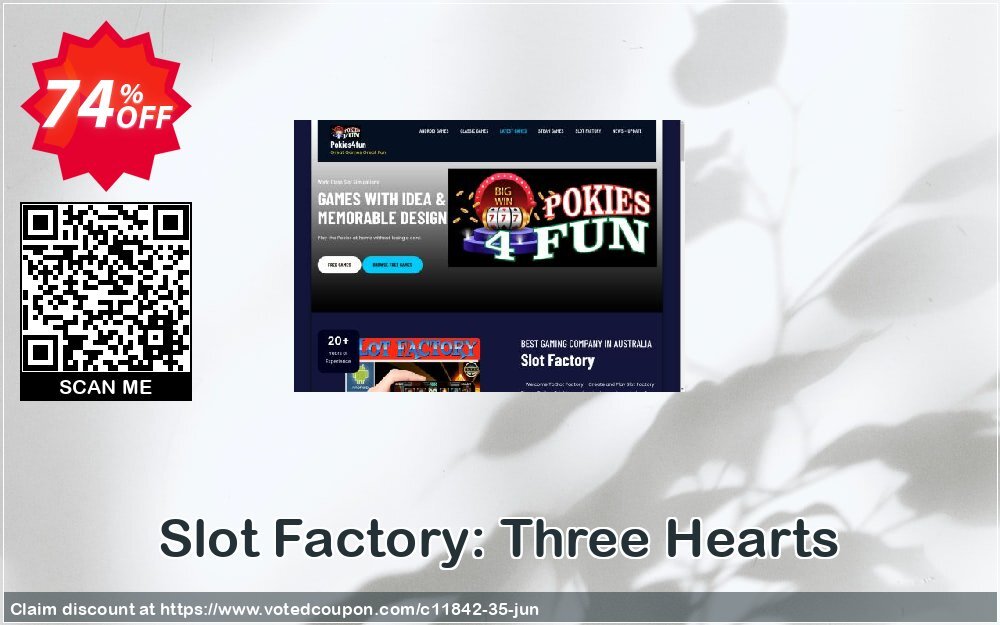 Slot Factory: Three Hearts Coupon Code Jun 2024, 74% OFF - VotedCoupon
