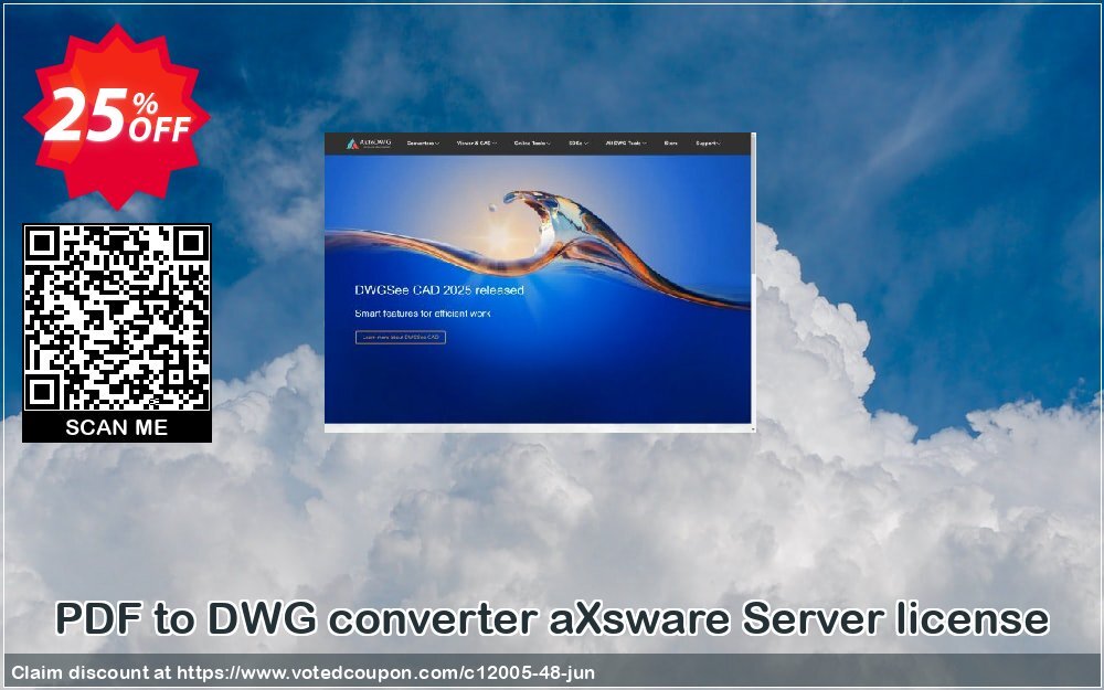 PDF to DWG converter aXsware Server Plan
