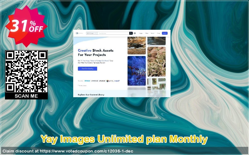 Yay Images Unlimited plan Monthly