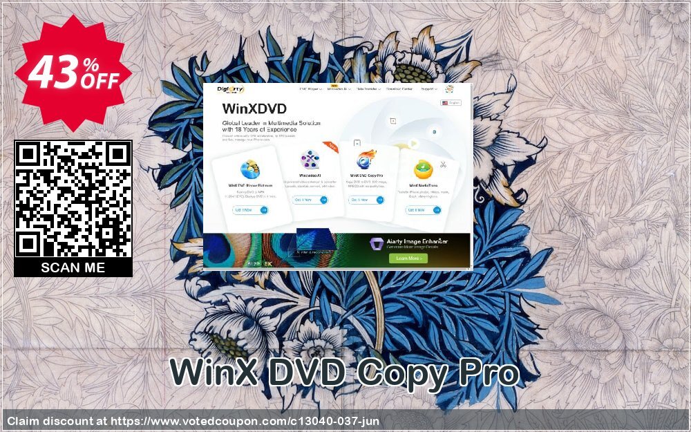 WinX DVD Copy Pro Coupon Code Jun 2024, 43% OFF - VotedCoupon