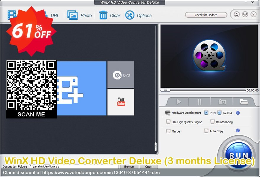 WinX HD Video Converter Deluxe, 3 months Plan  Coupon Code Jun 2024, 61% OFF - VotedCoupon