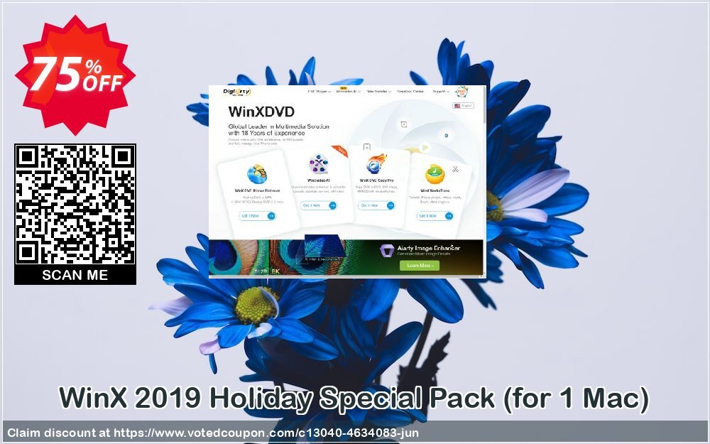 WinX 2019 Holiday Special Pack, for 1 MAC  Coupon Code Jun 2024, 75% OFF - VotedCoupon