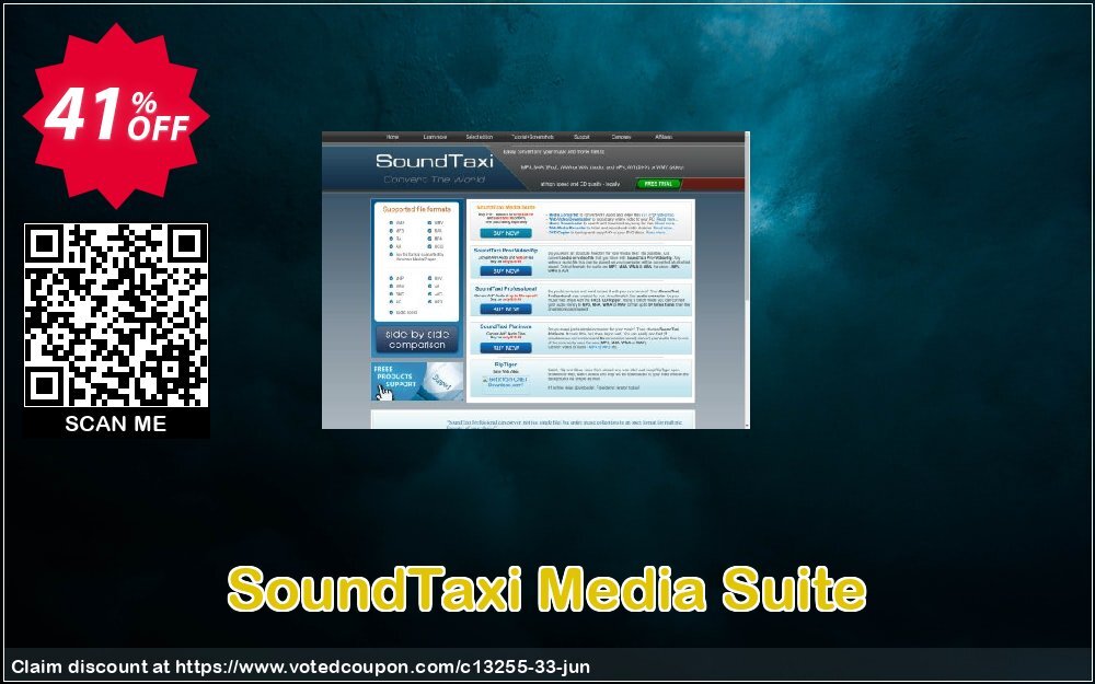 SoundTaxi Media Suite Coupon, discount . Promotion: 