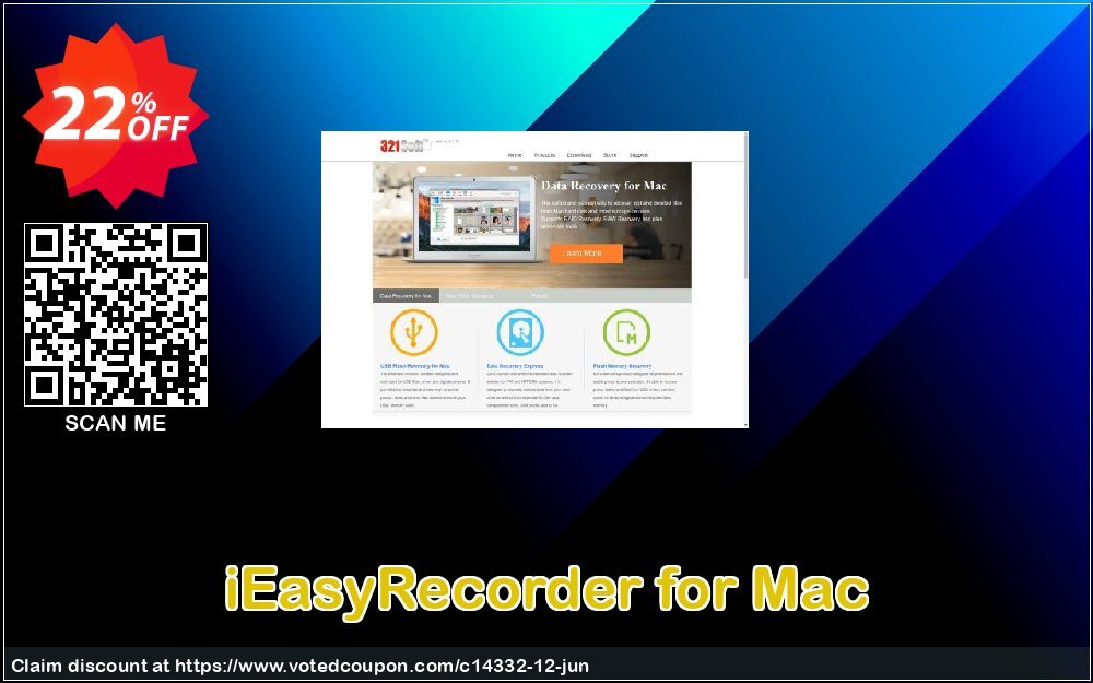 iEasyRecorder for MAC Coupon, discount Twitter 20% OFF. Promotion: Twitter 20% OFF