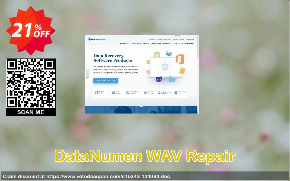 DataNumen WAV Repair Coupon Code Dec 2024, 21% OFF - VotedCoupon