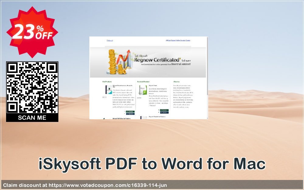 iSkysoft PDF to Word for MAC