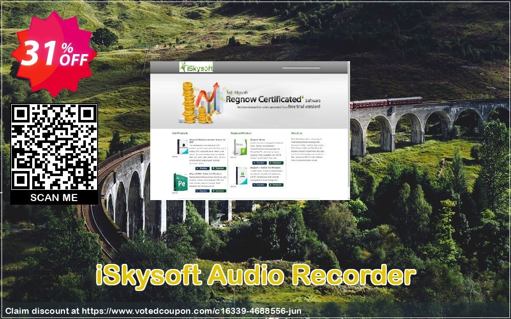 iSkysoft Audio Recorder Coupon Code Jun 2024, 31% OFF - VotedCoupon