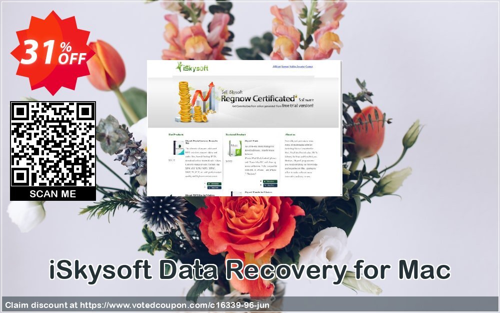 iSkysoft Data Recovery for MAC Coupon, discount iSkysoft discount (16339). Promotion: iSkysoft coupon code active