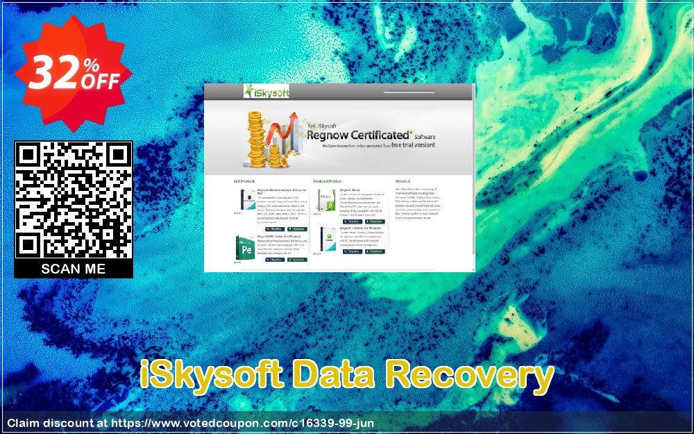 iSkysoft Data Recovery Coupon, discount iSkysoft discount (16339). Promotion: iSkysoft coupon code active