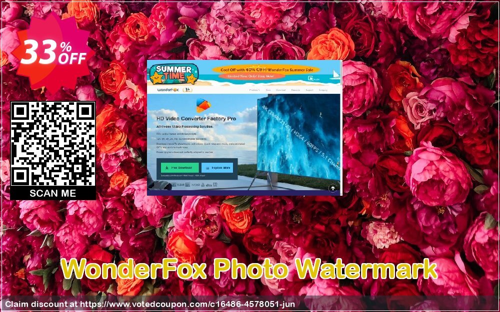 WonderFox Photo Watermark Coupon, discount WonderFox Photo Watermark hottest promo code 2024. Promotion: hottest promo code of WonderFox Photo Watermark 2024