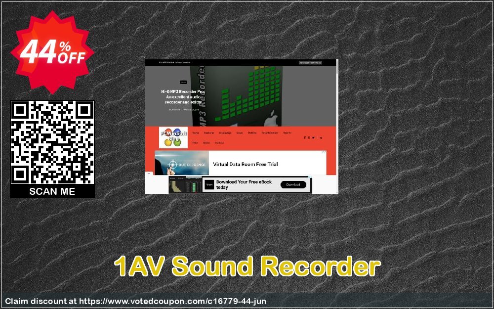 1AV Sound Recorder Coupon, discount GLOBAL40PERCENT. Promotion: 40% Discount