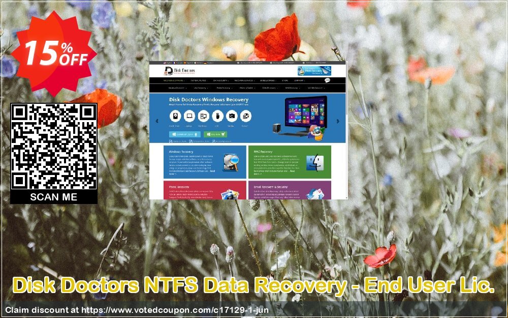 Disk Doctors NTFS Data Recovery - End User Lic. Coupon, discount Disk Doctor coupon (17129). Promotion: Moo Moo Special Coupon