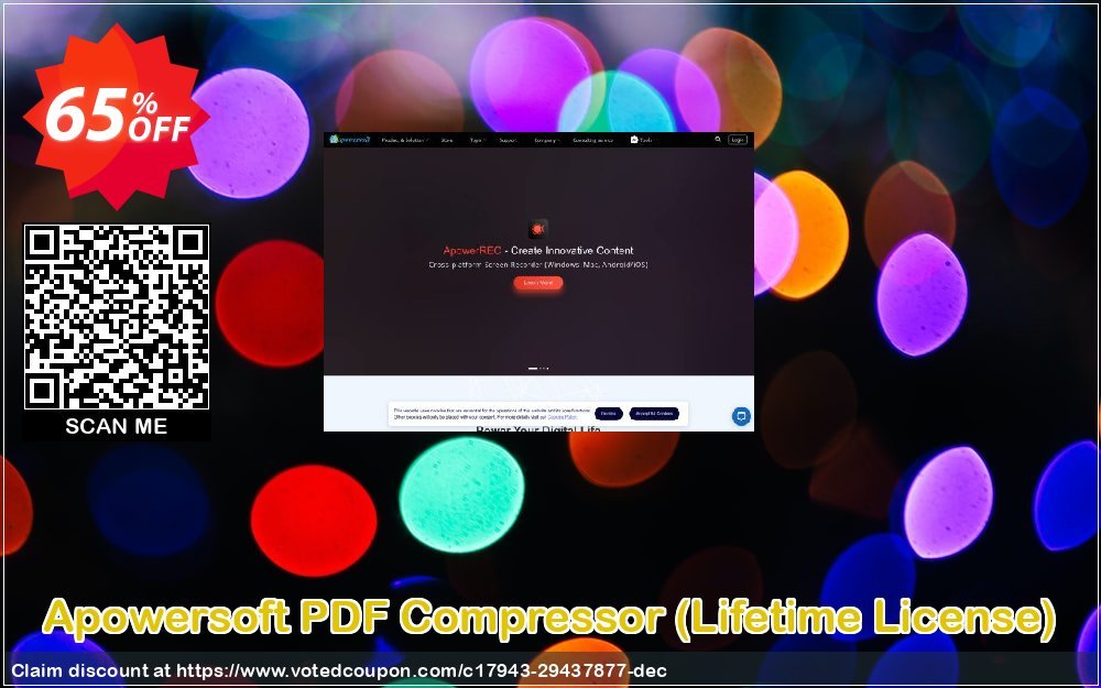Apowersoft PDF Compressor, Lifetime Plan  Coupon Code Jun 2024, 65% OFF - VotedCoupon