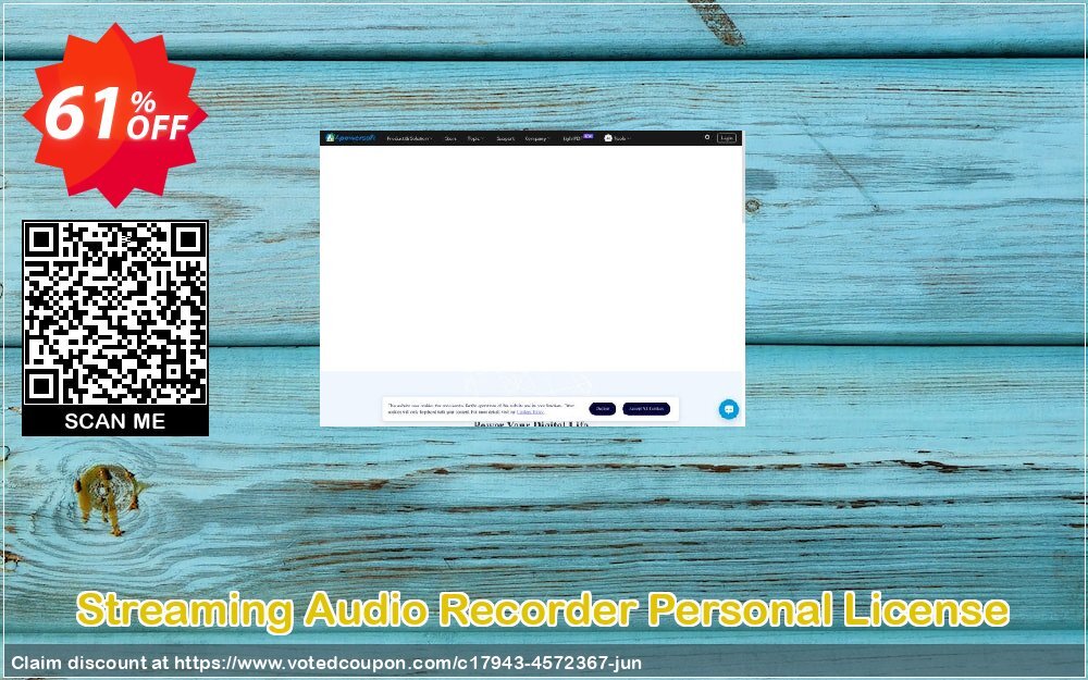 Streaming Audio Recorder Personal Plan Coupon, discount Streaming Audio Recorder Personal License Super promo code 2024. Promotion: Super promo code of Streaming Audio Recorder Personal License 2024