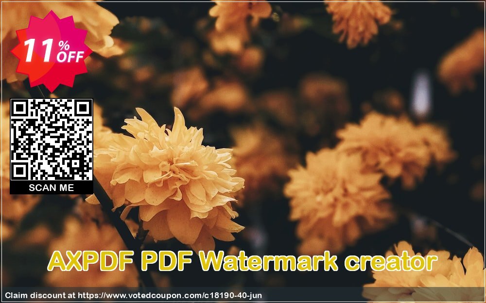 AXPDF PDF Watermark creator