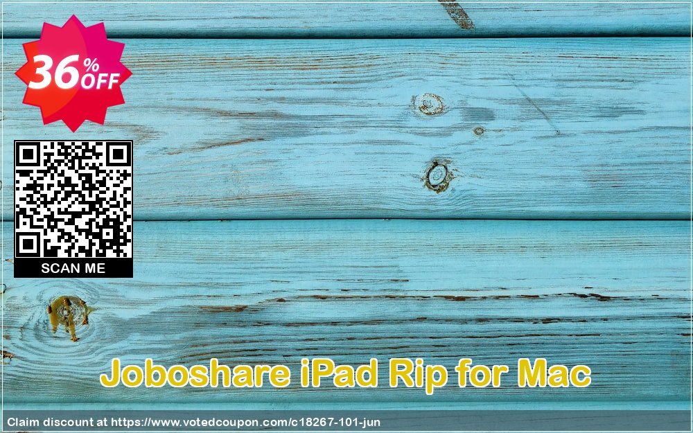 Joboshare iPad Rip for MAC Coupon Code Jun 2024, 36% OFF - VotedCoupon