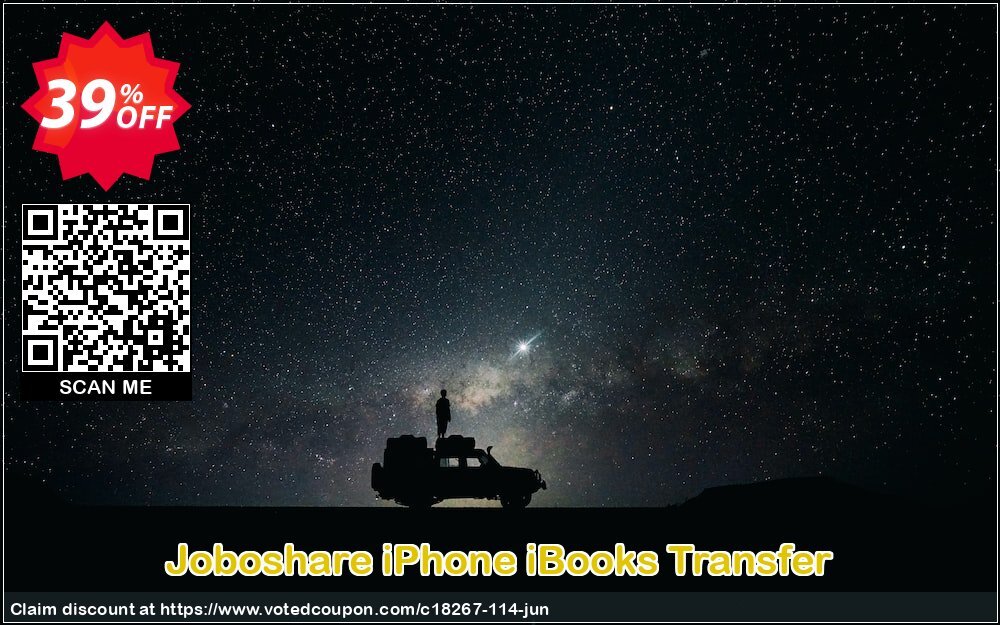 Joboshare iPhone iBooks Transfer Coupon, discount Joboshare coupon discount (18267). Promotion: discount coupon for all
