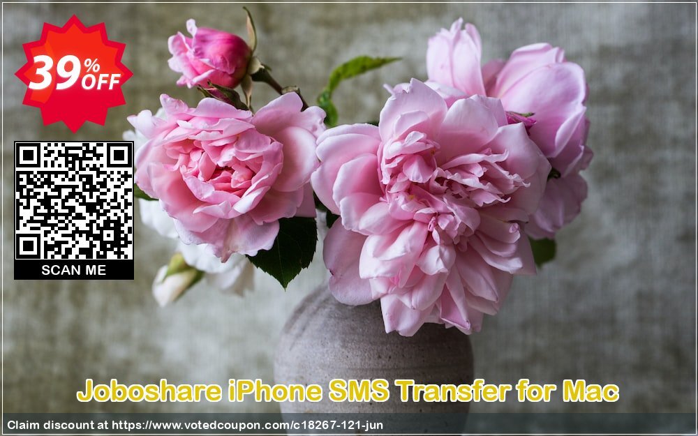 Joboshare iPhone SMS Transfer for MAC Coupon, discount Joboshare coupon discount (18267). Promotion: discount coupon for all