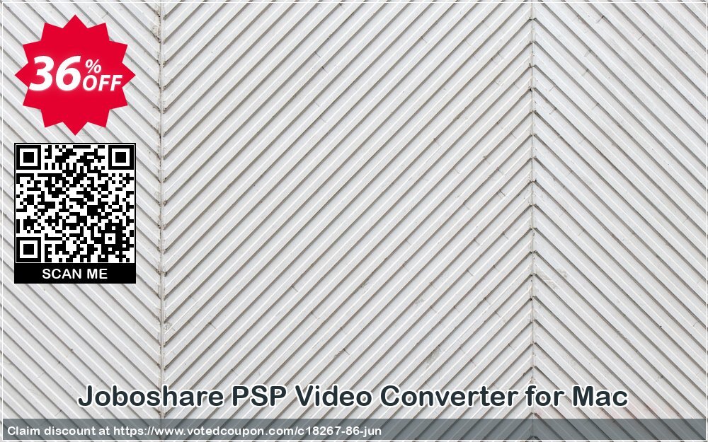 Joboshare PSP Video Converter for MAC Coupon, discount Joboshare coupon discount (18267). Promotion: discount coupon for all
