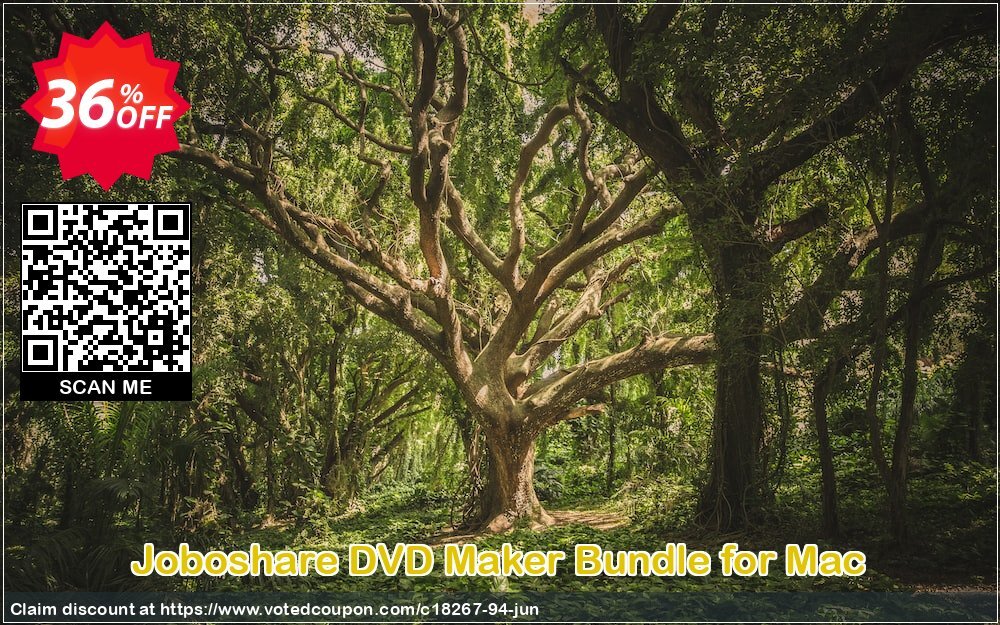 Joboshare DVD Maker Bundle for MAC Coupon, discount Joboshare coupon discount (18267). Promotion: discount coupon for all