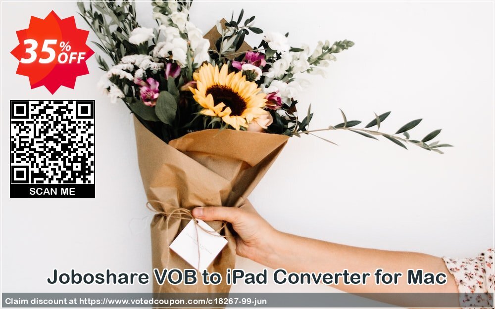 Joboshare VOB to iPad Converter for MAC Coupon, discount Joboshare coupon discount (18267). Promotion: discount coupon for all