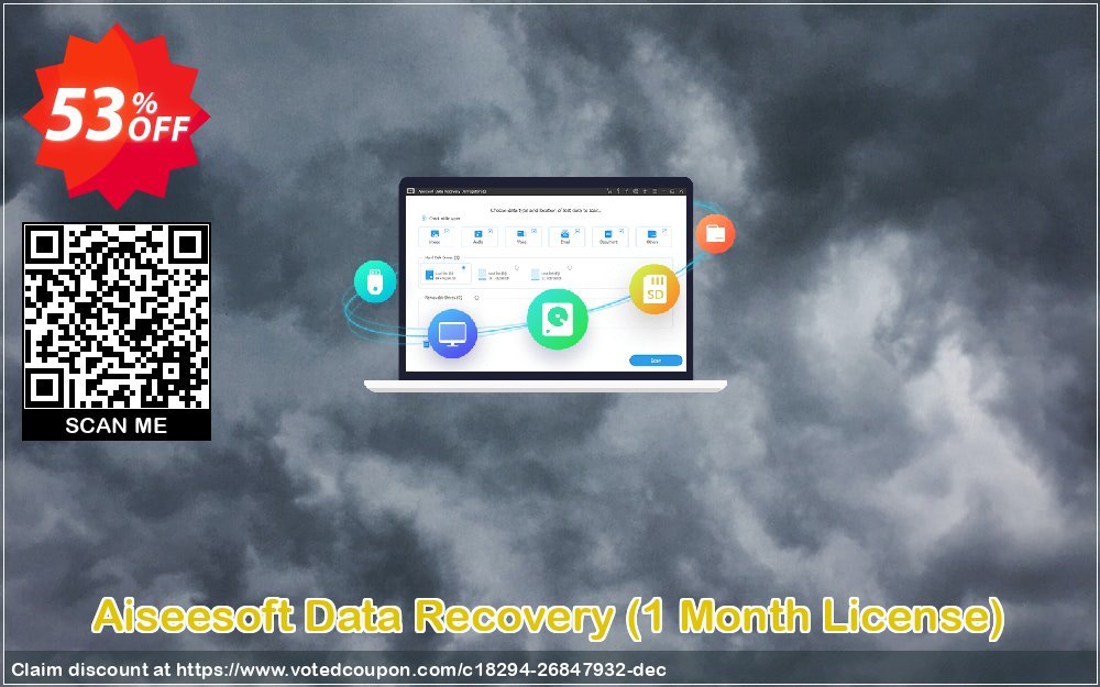 Aiseesoft Data Recovery, Monthly Plan  Coupon, discount Aiseesoft Data Recovery - 1 Month/1 PC Super discounts code 2024. Promotion: Super discounts code of Aiseesoft Data Recovery - 1 Month/1 PC 2024
