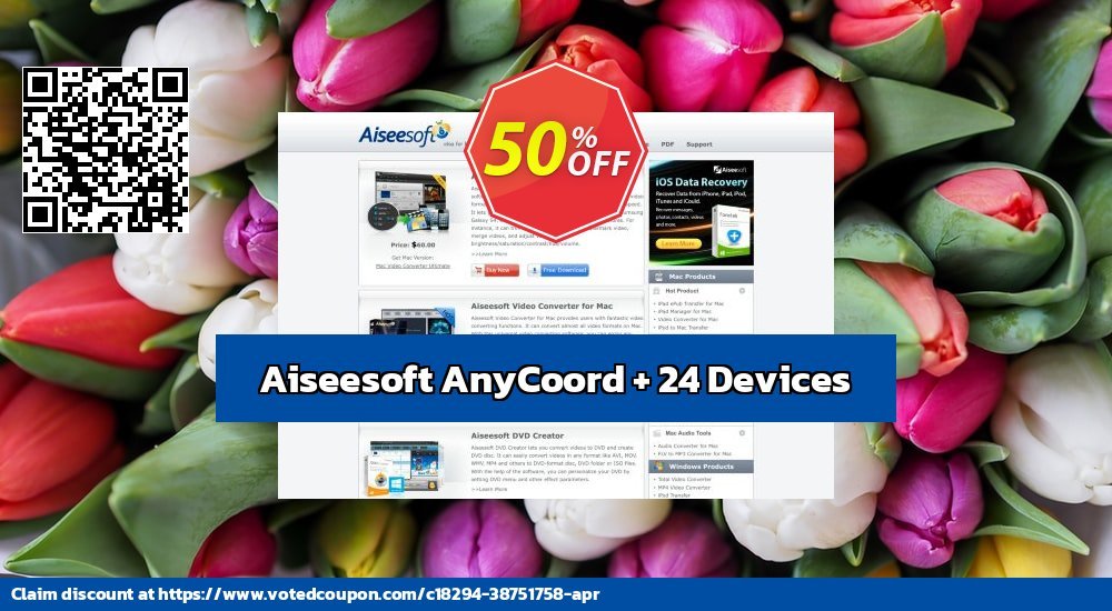 Aiseesoft AnyCoord + 24 Devices Coupon Code Jun 2024, 51% OFF - VotedCoupon