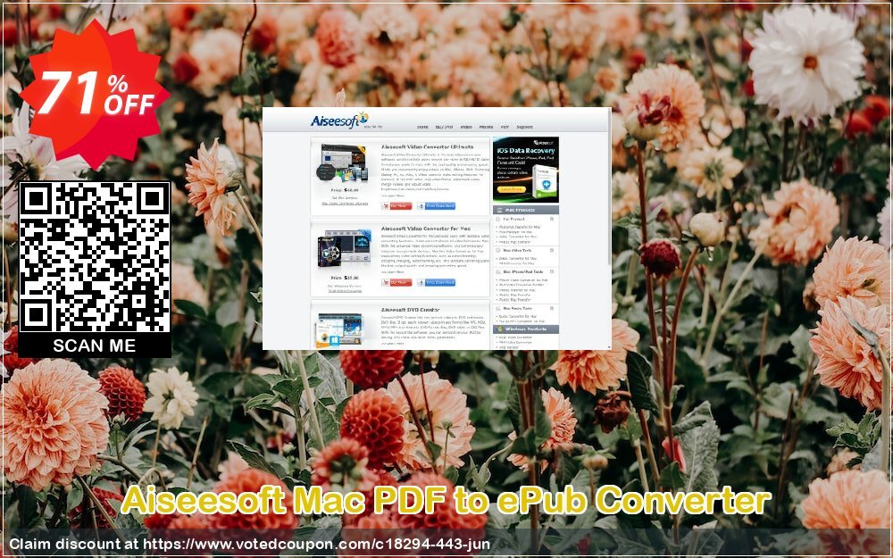 Aiseesoft MAC PDF to ePub Converter