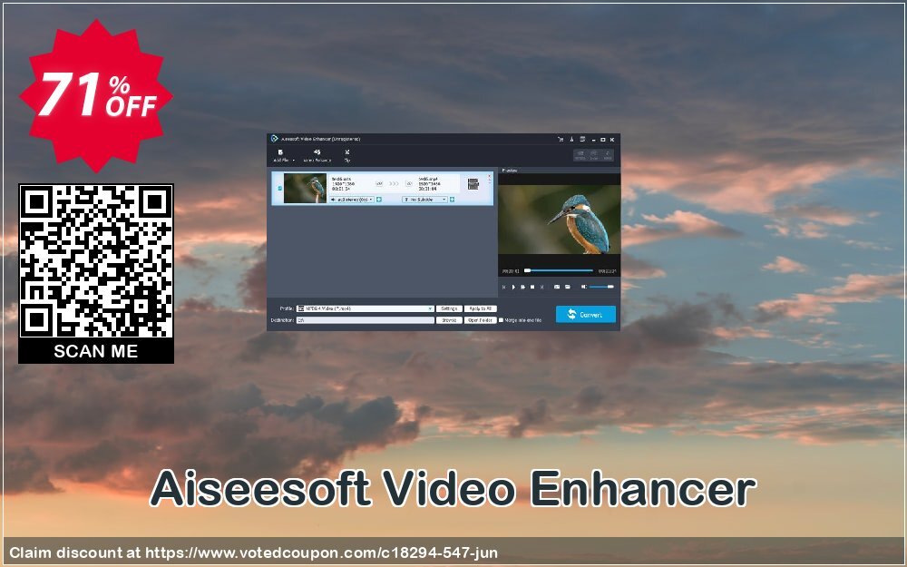 Aiseesoft Video Enhancer Coupon, discount Aiseesoft Video Enhancer big promotions code 2024. Promotion: 