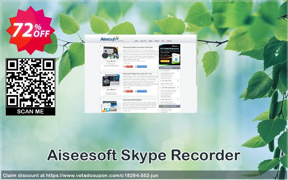 Aiseesoft Skype Recorder Coupon Code Jun 2024, 72% OFF - VotedCoupon