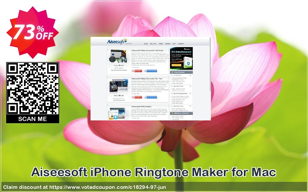 Aiseesoft iPhone Ringtone Maker for MAC Coupon Code Jun 2024, 73% OFF - VotedCoupon