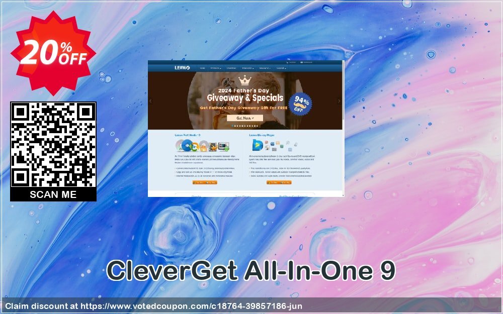 CleverGet All-In-One 9 Coupon, discount CleverGet All-In-One 9 Fearsome offer code 2024. Promotion: Fearsome offer code of CleverGet All-In-One 9 2024