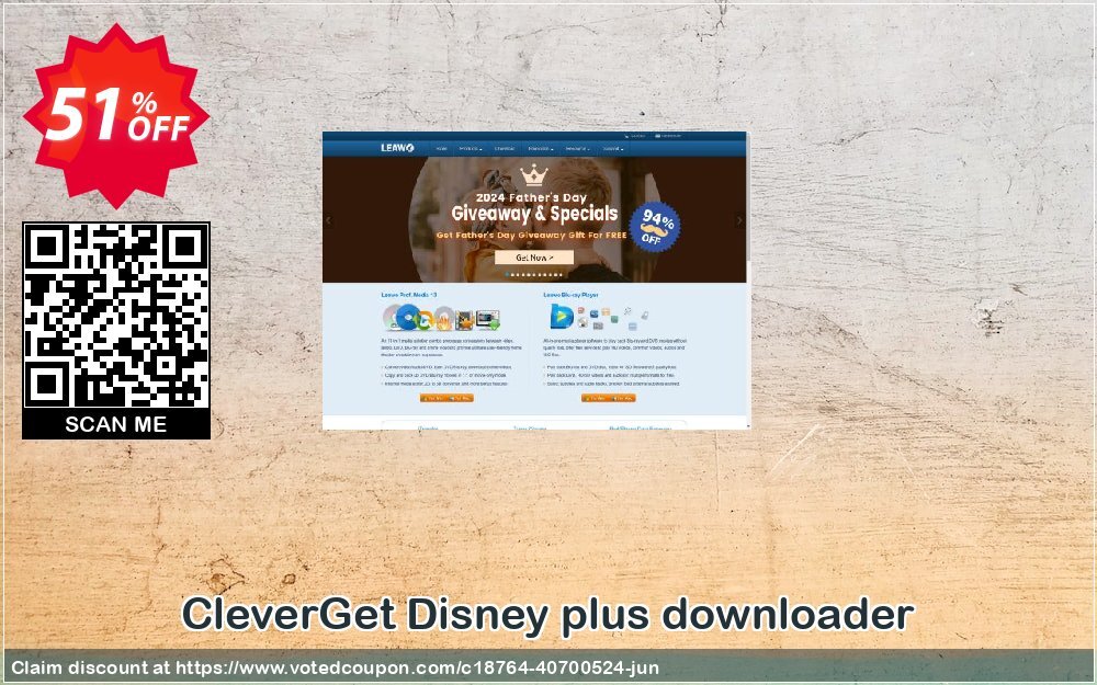 CleverGet Disney plus downloader Coupon, discount 20% OFF CleverGet Disney plus downloader, verified. Promotion: Big offer code of CleverGet Disney plus downloader, tested & approved