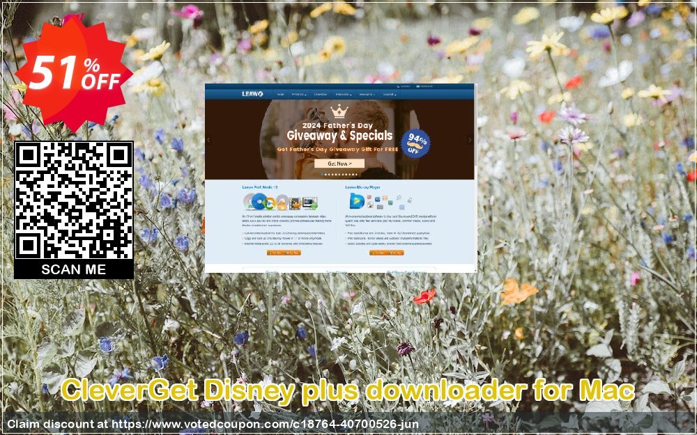 CleverGet Disney plus downloader for MAC Coupon, discount O_CG DPD for Mac Formidable discount code 2024. Promotion: Formidable discount code of O_CG DPD for Mac 2024